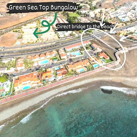 Top1 Green Sea Bungalow Jardin アパート マスパロマス