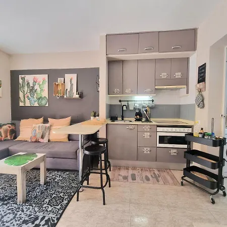 公寓 Top1 Green Sea Bungalow Jardin 马斯帕洛马斯
