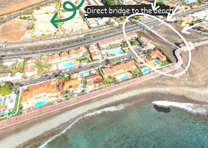 Top1 Green Sea Bungalow Jardin Apartamento Maspalomas (Gran Canaria)